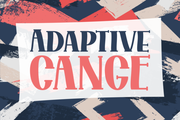 Adaptive Cange: A Bold Script Font for Creative Projects