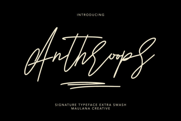 Anthroops: A Stylish Font for Business Branding