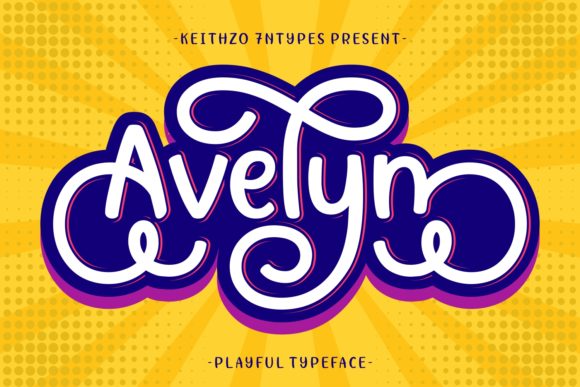 Avelyn: A Script Font for Editorial Design