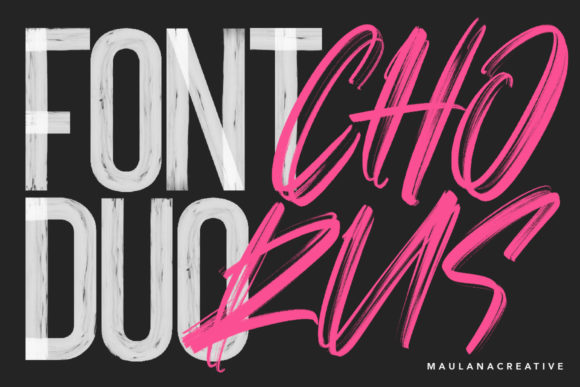 Chorus Font for Creative Campaigns