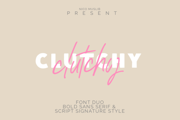 Clutchy: A Script Font for Creative Projects