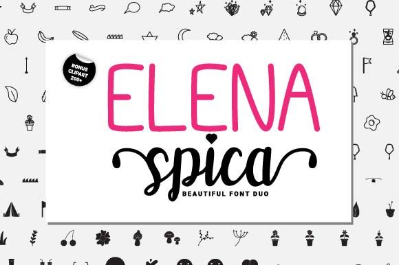 Elena Spica Font for Web Design