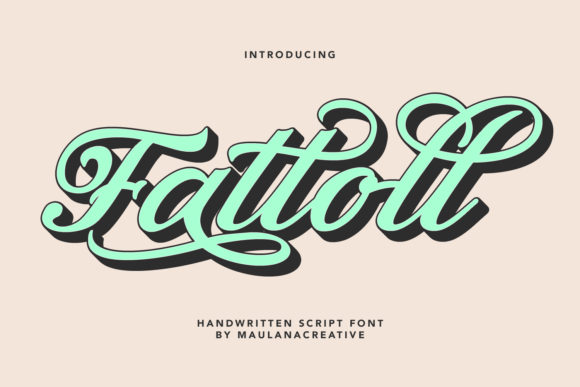 Fattoll Font for Web Design