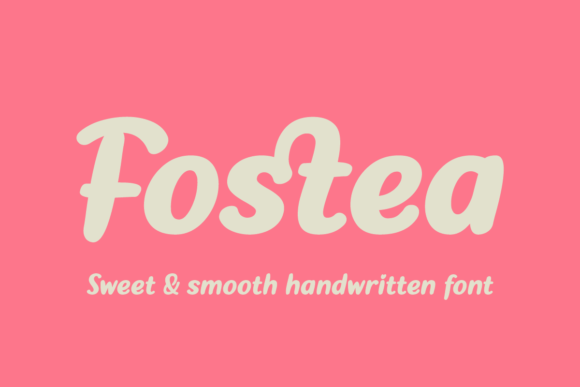 Fostea Font: Elegant Script for Digital Campaigns