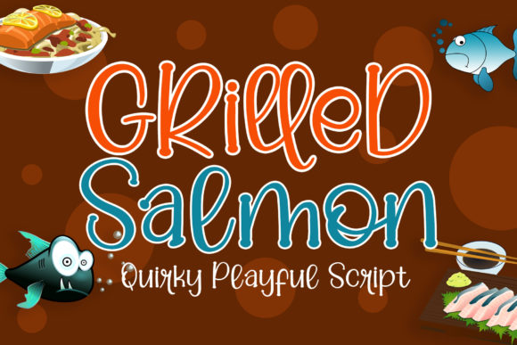 Grilled Salmon Font Review