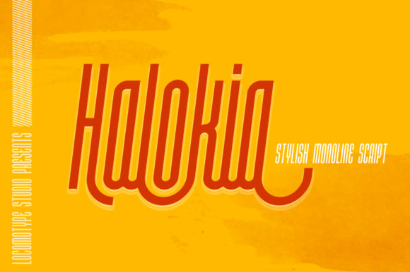 Halokia Font: Vintage Script for Editorial Design