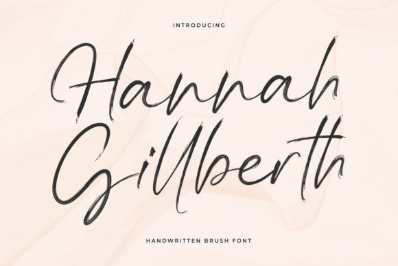 Hannah Gillberth Font for Campaign Design