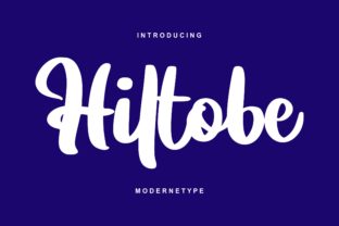 Hiltobe Font: Playful Script for Creative Projects