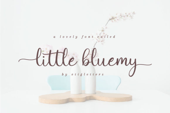 Little Bluemy Font for Creative Design