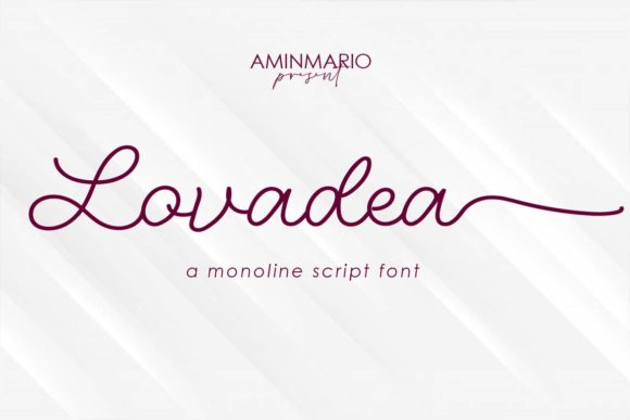 Lovadea: A Script Font for Creative Campaigns