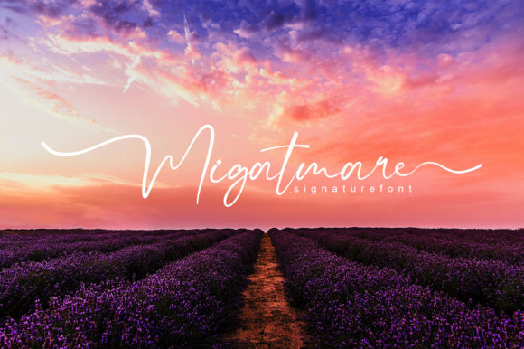 Migatmare: A Script Font for Creative Campaigns