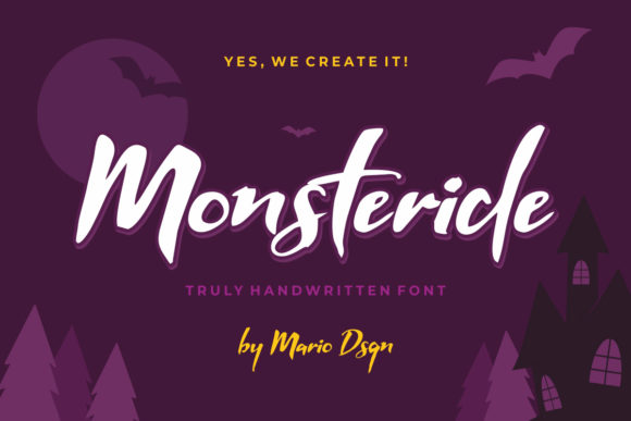 Monsteride Font for Stylish Design