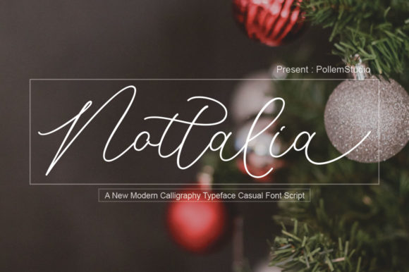 Nottalia Font: Modern Calligraphy for Web Design