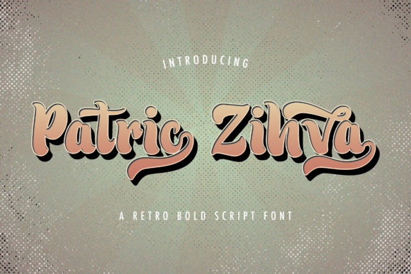 Patric Zihva: A Retro Script Font for Business Branding