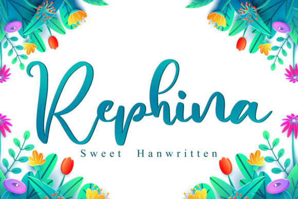 Rephina Font for Creative Makers