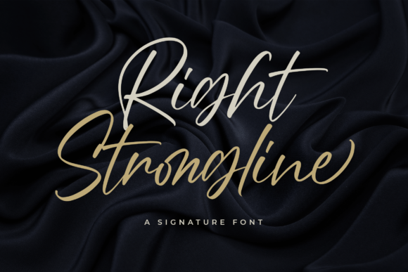 Right Strongline Font Review