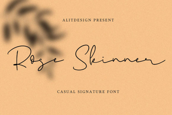 Rose Skinner Font for Creative Makers