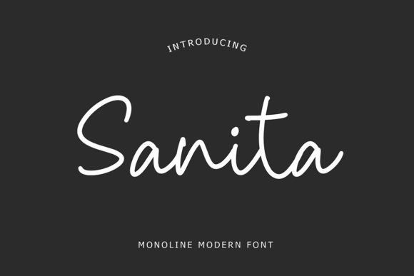 Sanita: A Casual Script Font for Creative Brands