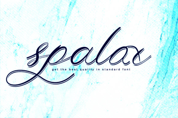 Spalox: A Script Font for Creative Marketing