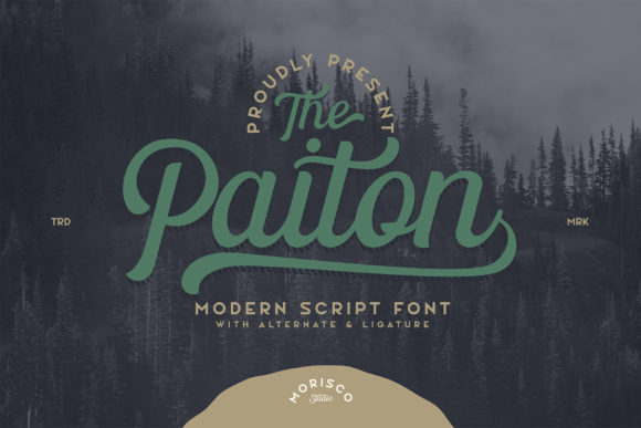 The Paiton Font: Vintage Elegance for Creative Makers