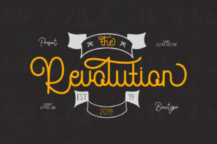 The Revolution Font: A Nostalgic Script for Editorial Design