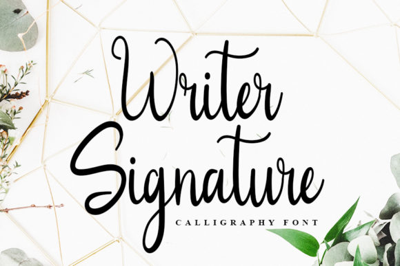 Writer Signature Font for Creative Campaigns